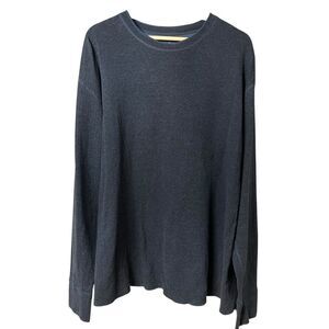 LL Bean Mens Double Layer Wool Blend Shirt Size XL Base Layer Thermal Outdoor